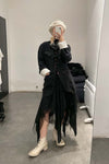Marc Le Bihan 2590 Collection of Triple Tulle Silk Skirts Handmade in France MLB-2590-HEI Black
